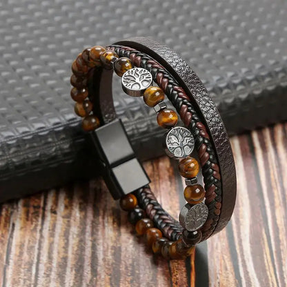 Alloy Buckle Leather Bracelets