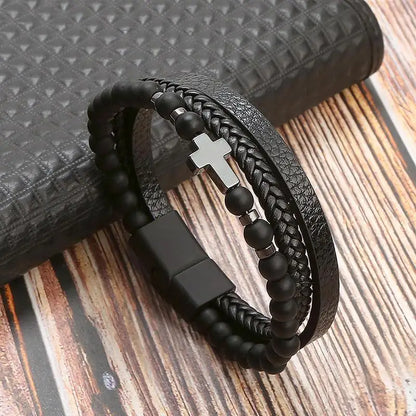 Alloy Buckle Leather Bracelets