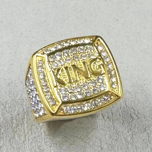 Full Rhinestone King Rings