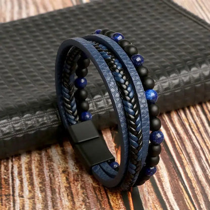 Alloy Buckle Leather Bracelets